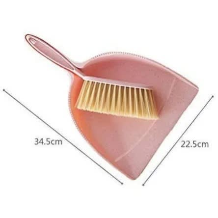 Soft Bristle Dustpan Brush Set