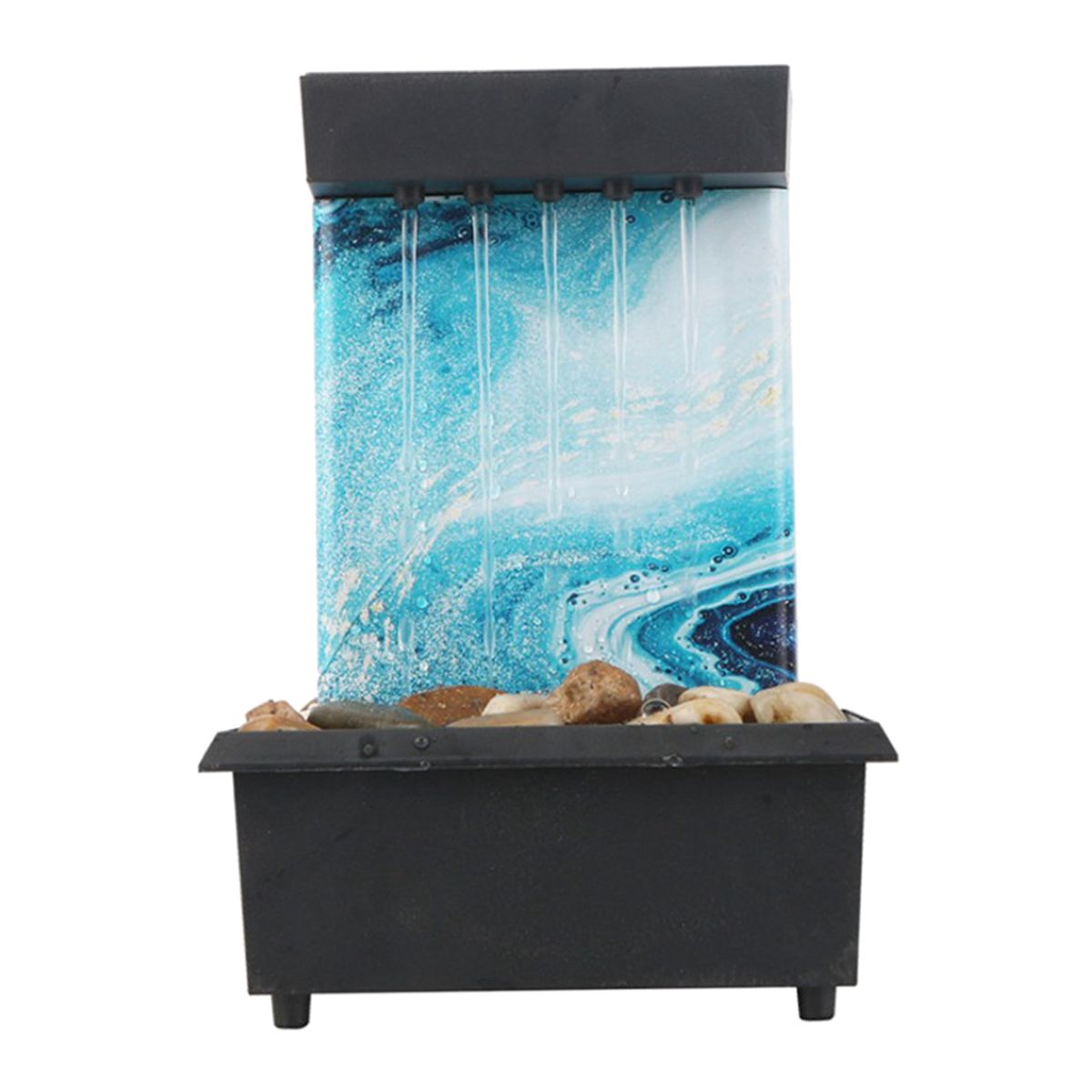 Waterfall Scene Tabletop Feng Shui Meditation Waterfall  Multi