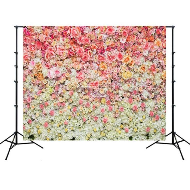 2.1m X 1.5m Rose Wall Wedding Party Photo Background Cloth