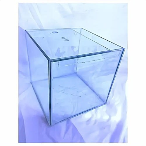 Empty Aquarium Glass + Glass Cover - 12 &ldquo; -  6mm Thick