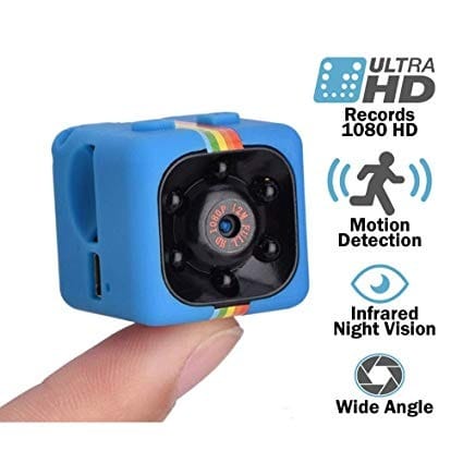 Mini Camera 1080p Hidden Camera With Ir Night Vision And Motion Detection - Blue