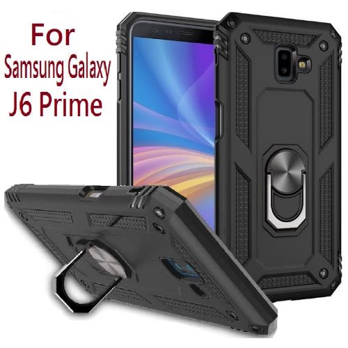 Armor Case Pouch With Magnetic Ring Holder For Samsung Galaxy J6 Prime 2018
