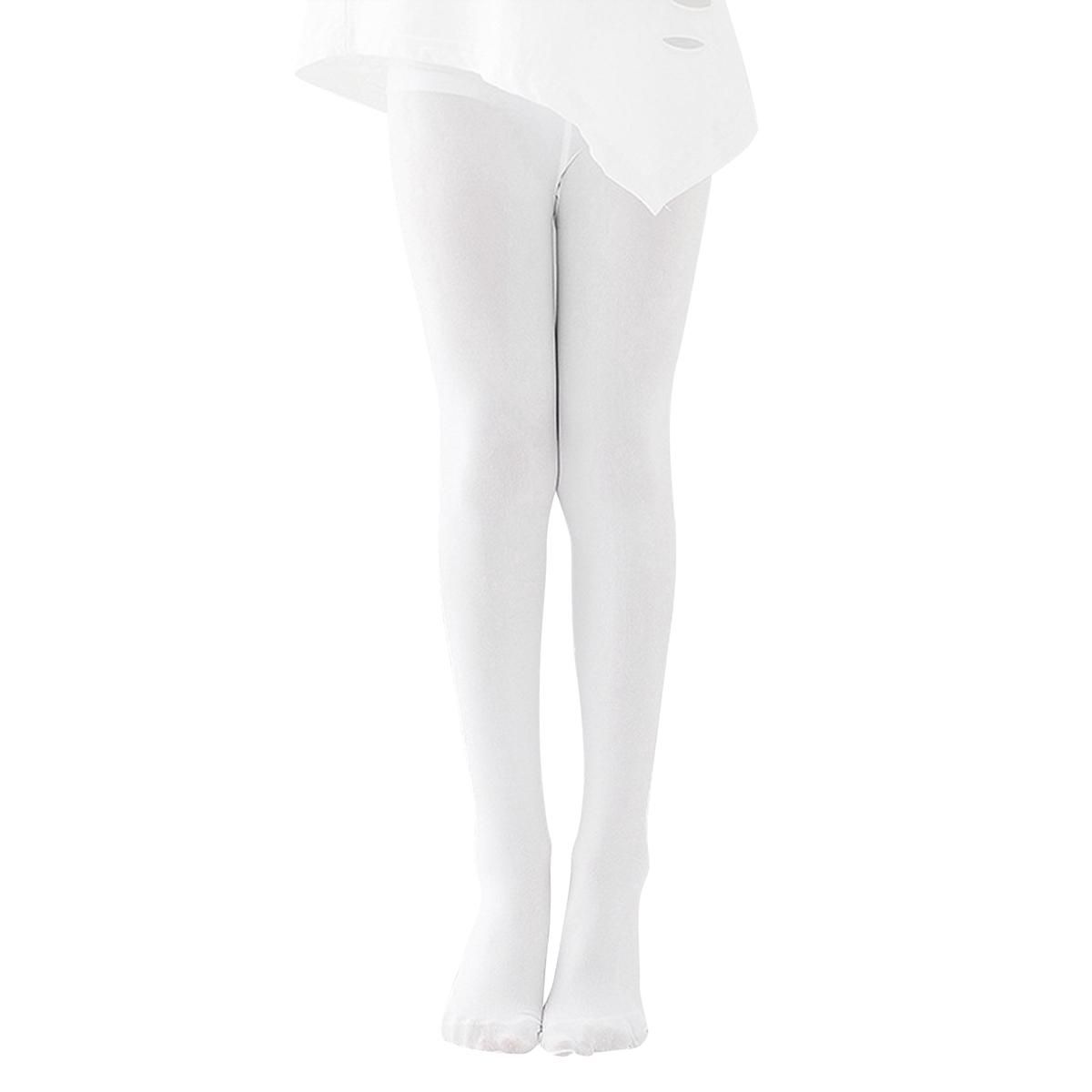 90D Girls Dance SocksProfessional Dance White-M