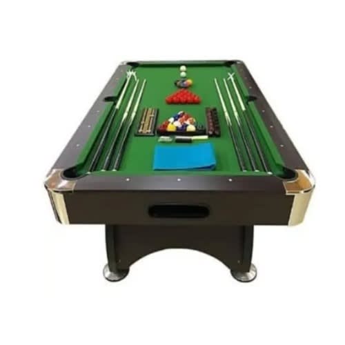 Snooker Board With Complete Accessories - 8 By 4ft