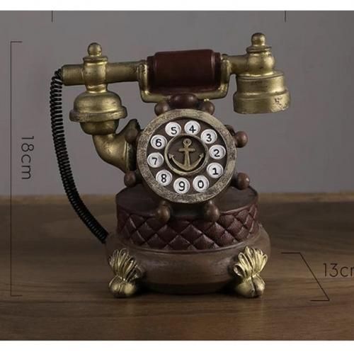 Luxury Retro Antique Phone Vintage Corded Telephone Decor