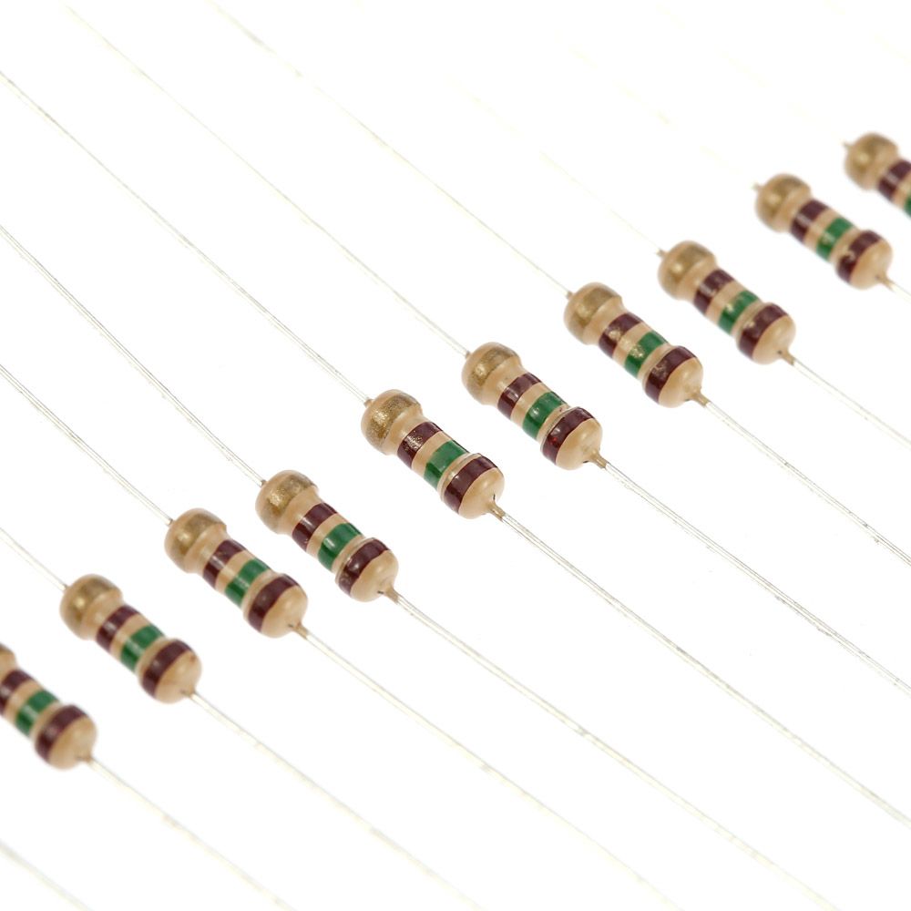 860pcs 1 Ohm-1M Ohm 1/4W Carbon Film Resistors Assortment