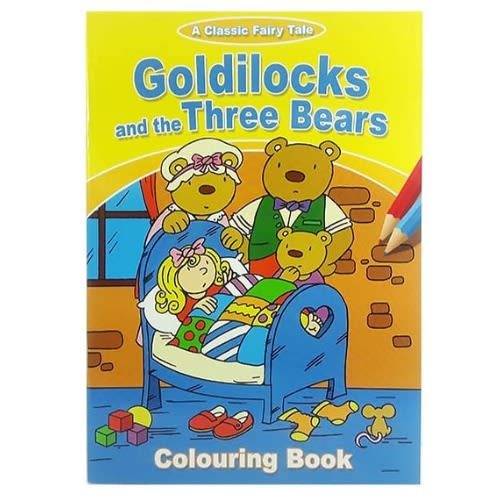A Classic Fairy Tale Colouring Book, Goldilocks And The Three Bears