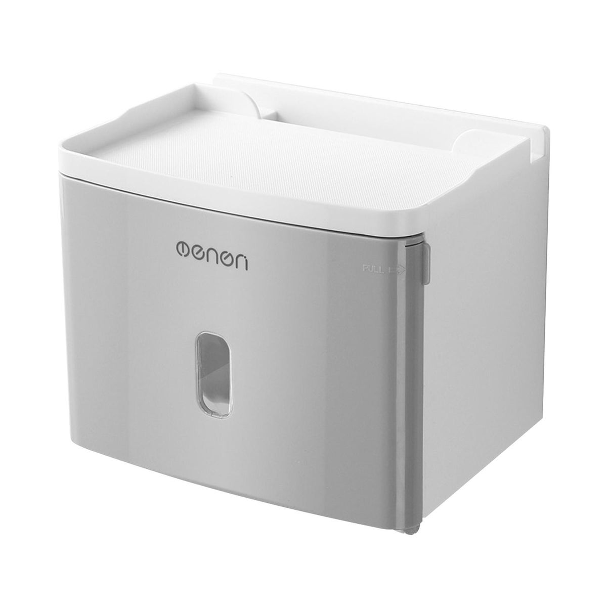 Tissue Box with Shelf Paper Towel Dispenser Wall Mounted Adhesive Roll Paper Holder Dispenser Bathroom Toilet Tissue Dispenser Home Kitchen Paper Towel Dispenser