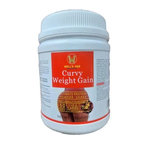 Well HB Curvy Weight Gain Protein Shake - 450g
