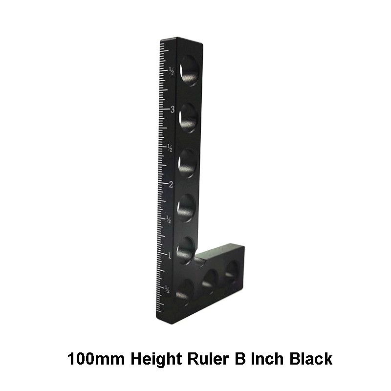 Aluminum Alloy Square Ruler Metric And Inch Height