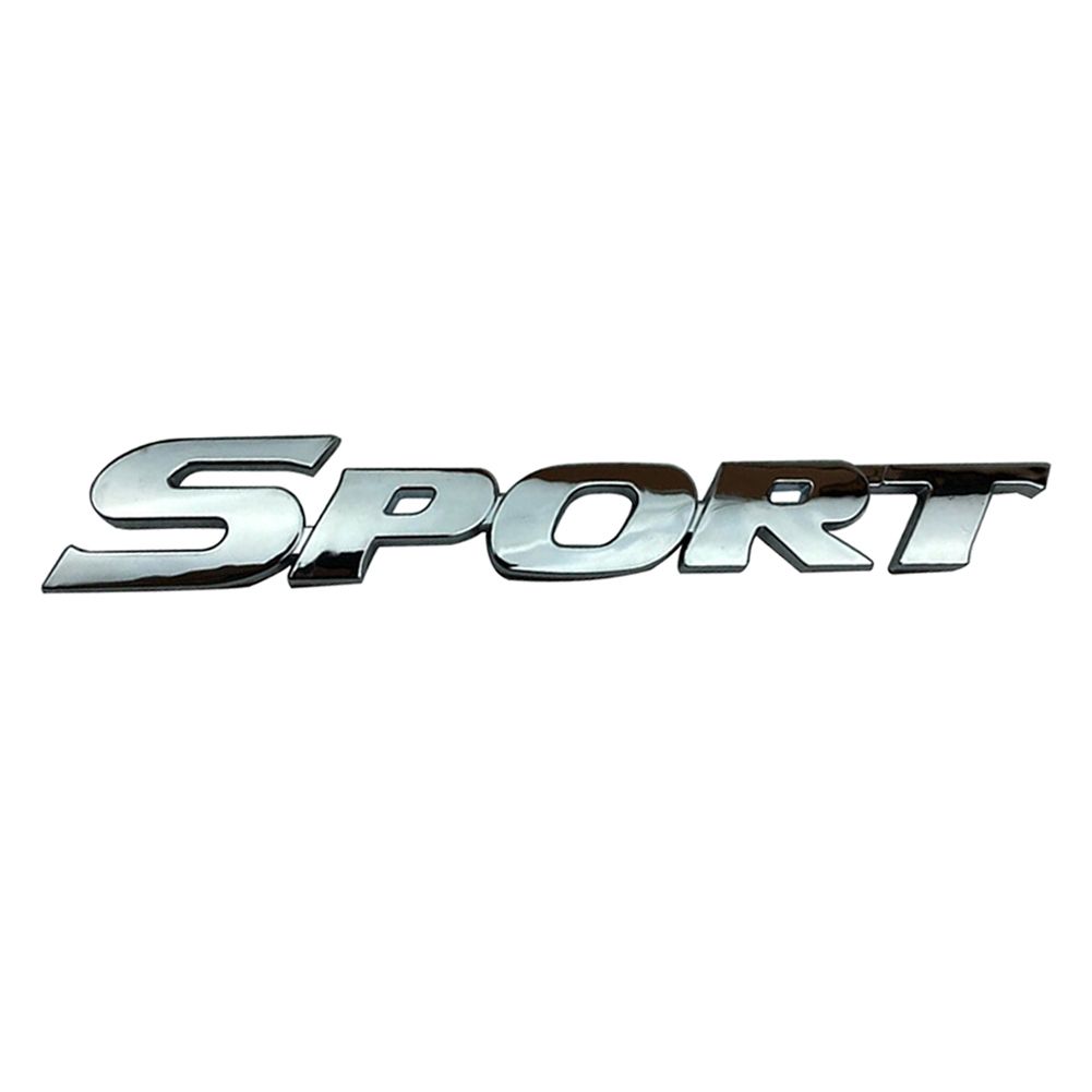 3D Auto Car Sticker SPORT Badge Decal Accessories-Silver