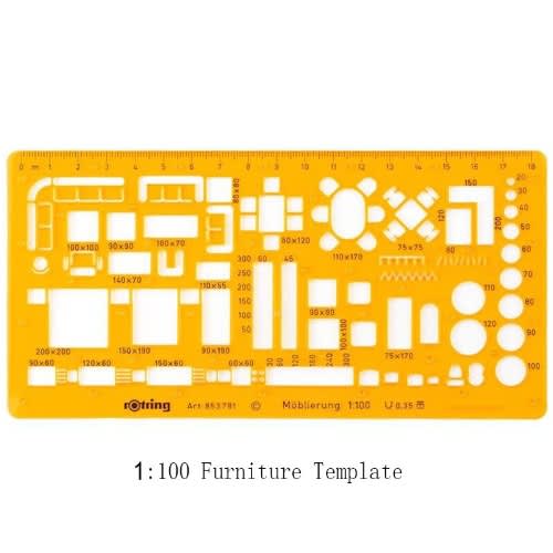 Rotring Furniture Template 1:00