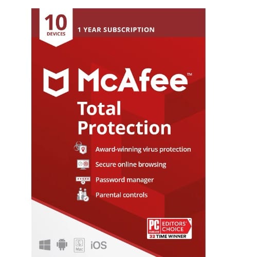 Mcafee Total Protection 1 Device 1 Year
