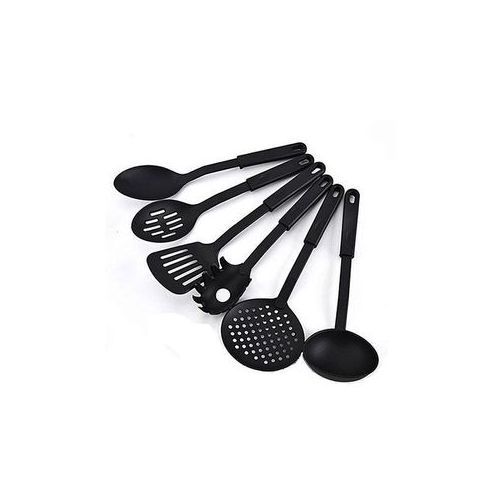 Kitchen Tools 6-set Non Stick Cooking Spoon - Black