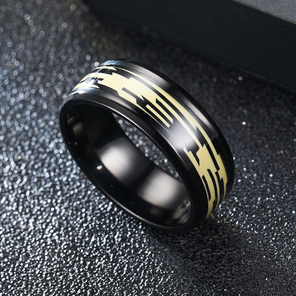 1 PC 8mm Fashion Stainless Steel Colorful Gradient Shell