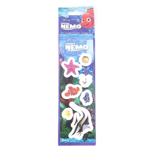 Finding Nemo 3d Embossed Stickers Set Of 2 - Blue Combo