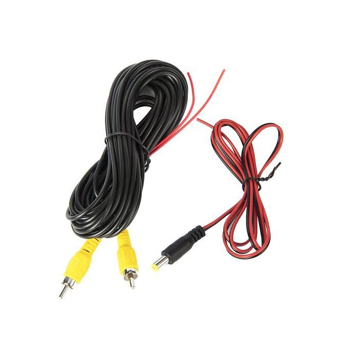 Amera Video  Able For  Ar Rear View Universal Parking 6m Wire-black