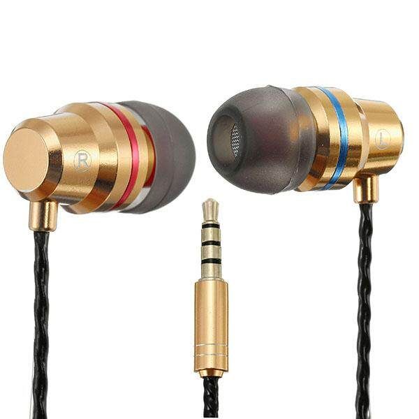 LAPU LP-X1 In-ear Earphone Headset Gold Silver Black 3 Colors For Iphones Gold