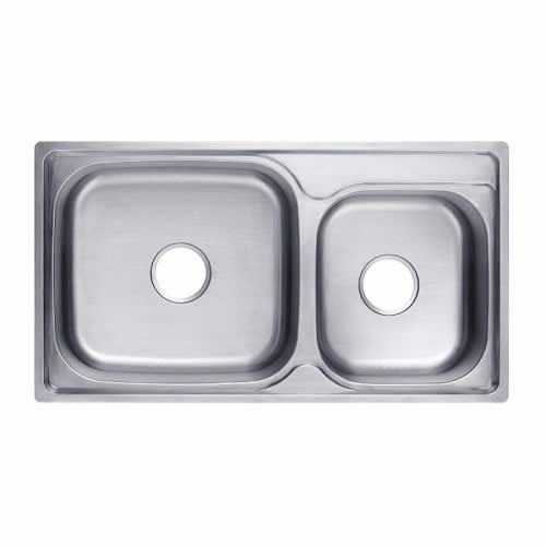Double Bowle Kitchen Sink With Fittings