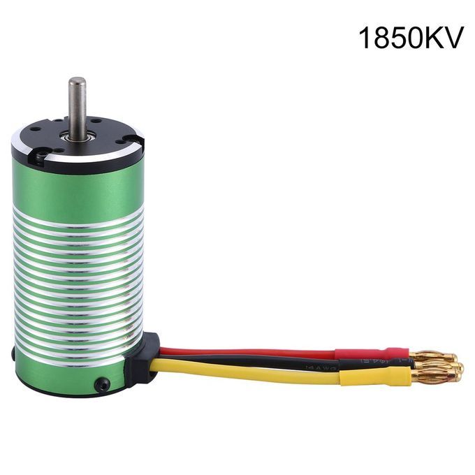 X-TEAM Druable 3670 Brushless Motor For 1/8 Buggy Monster 6 -800mm Boat-green-1850KV