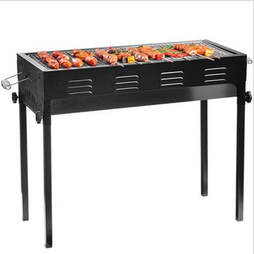 Outdoor Barbecue Charcoal Grill With Long Stand - 66*31cm