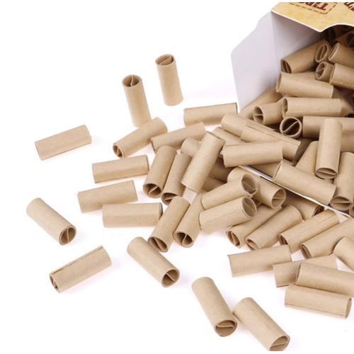 Natural Unrefined Prerolled Rolling Tips - 150 Filters