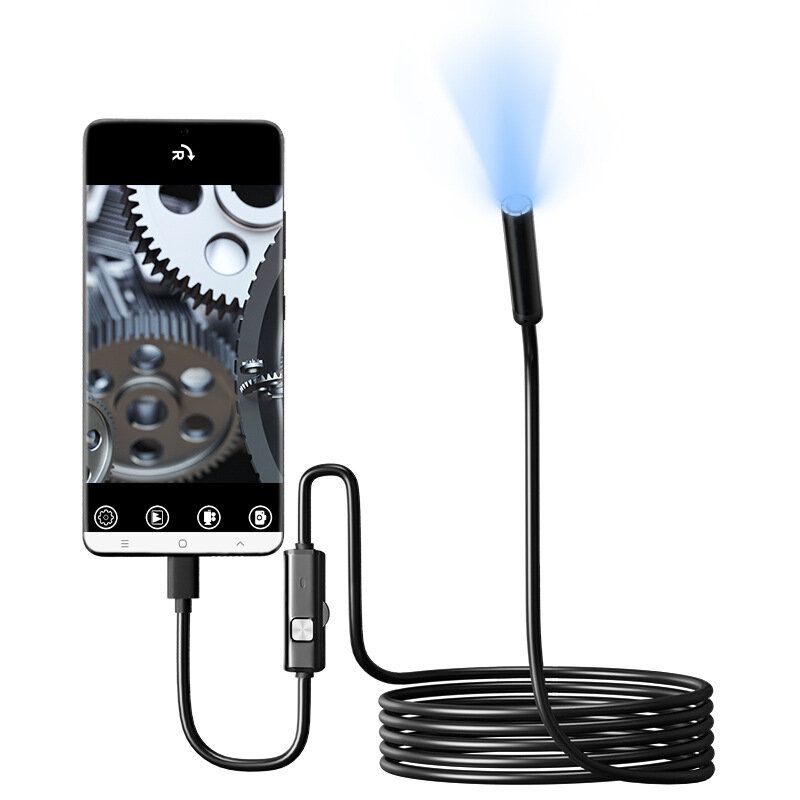 8MM Endoscope 8 LED Light Waterproof Type-C Direct Borescope