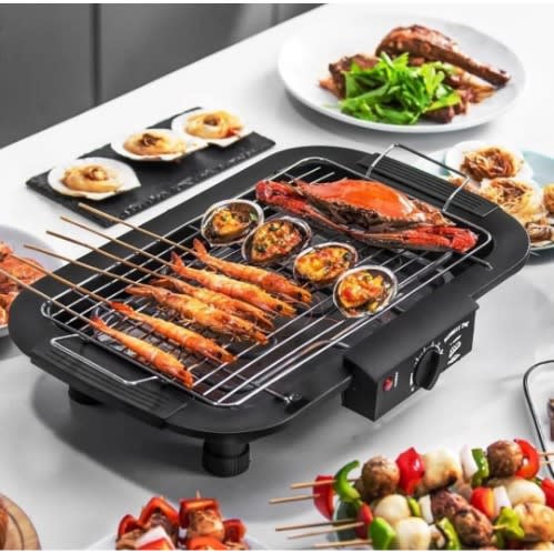 Electric Barbeque Grill - Non-stick Smokeless