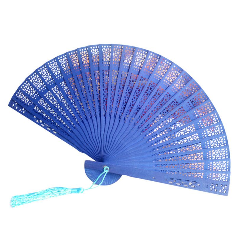 Gifts Hand Fragrant Hand Folding Fans 1pc Mano Held #BL5 Carved Chinese Wedding Ventilador Bamboo Vintage De Favors Fan And