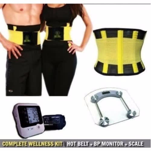 Fitness Bundle - Hot Shaper Belt + Blood Pressure Monitor + Personal Scale + Free Slimming Tea