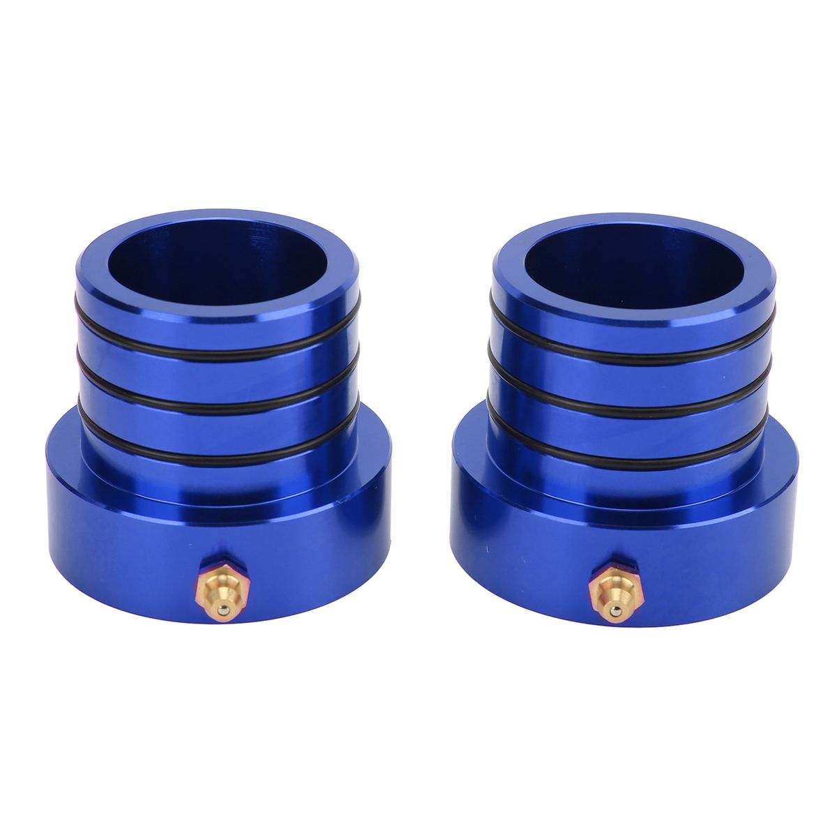 2pcs Front Axle Tube Seal Set Billet Aluminum Oxidation