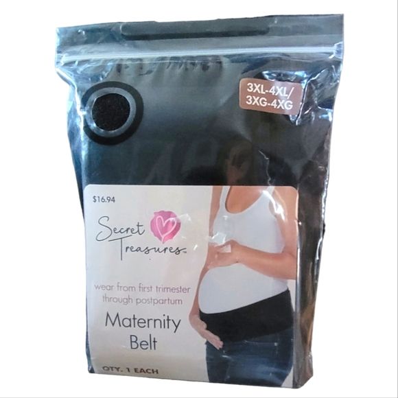 Maternity Belt Black 3XL-4XL Belly Band Abdominal Pannus Sling