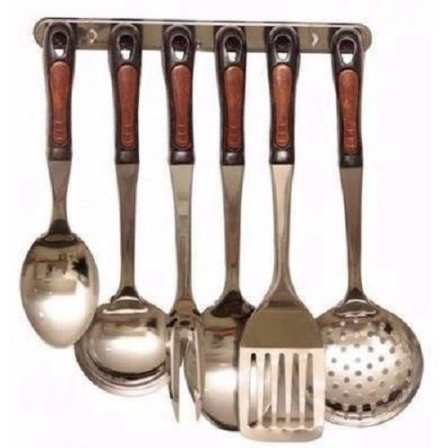 6pcs Cooking Spoon Set With Wall Hanger