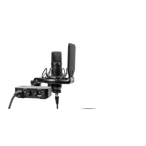 Microphone Complete Studio Kit - Includes Ai-1 Audio Interface, Nt1 Microphone - Black