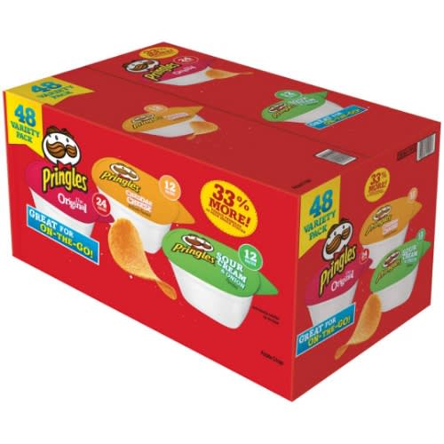 Pringles Variety Pack Snacks - 48Pieces