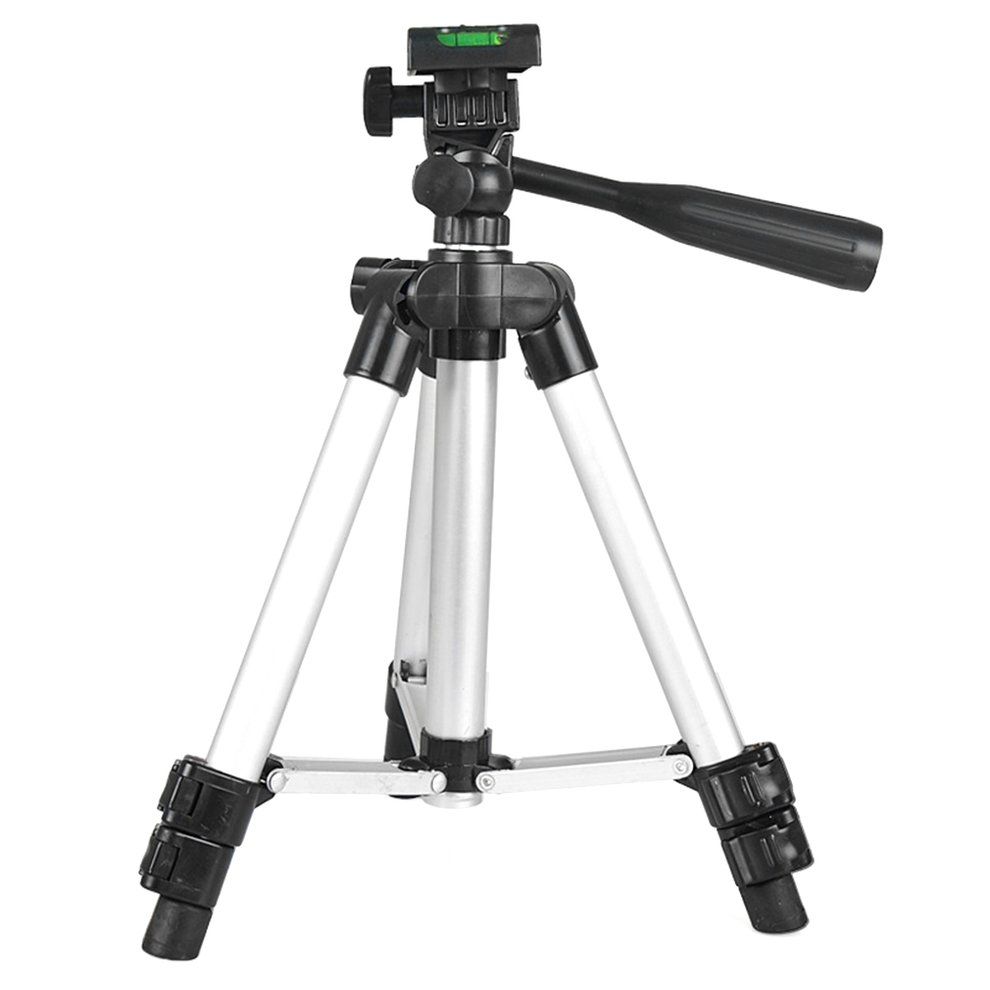 Universal Professional Aluminum Telescopic Camera Tripod Stand Holder-Silver