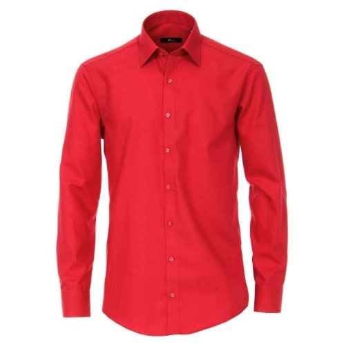 Men's Formal Dress Shirt  - Red