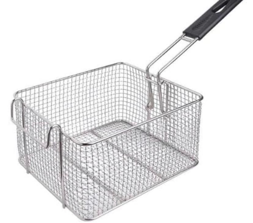 Stainless Square Deep Fryer Basket