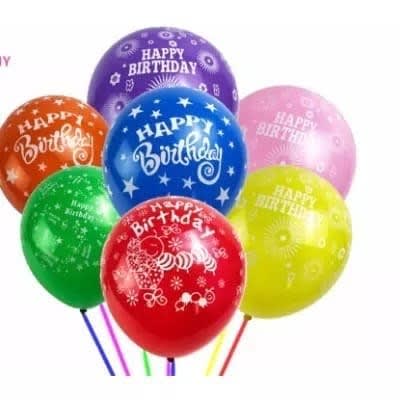 Happy Birthday Party Balloons-100pieces