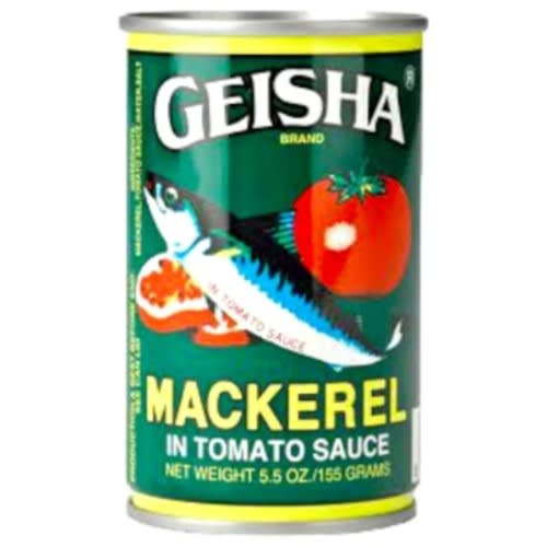 Geisha Mackerel In Tomato Sauce - 155g X 12