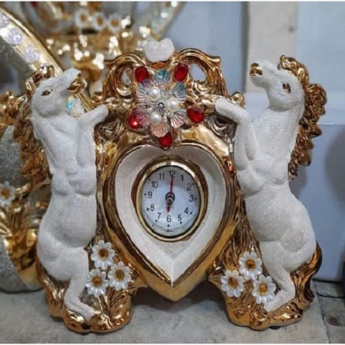 United Decor Horse Clock