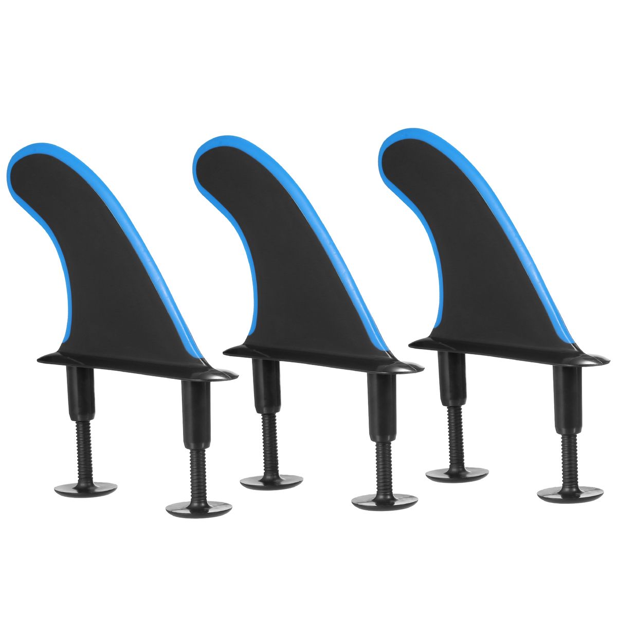 3pcs Soft Surfboard Fins With Screws 4.5 Inch Surf Fins For