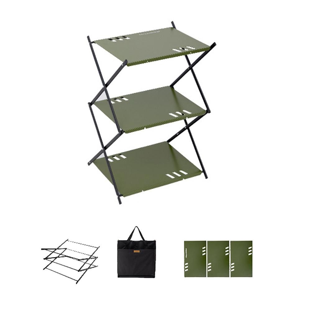 Outdoor Camping Cups Bowls Detachable Storage Rack Hung Shelf With Panel Hole Aluminum Alloy Bracket Picnic BBQ Tableware Cookware Storage Rack Campsite Tools Shelf