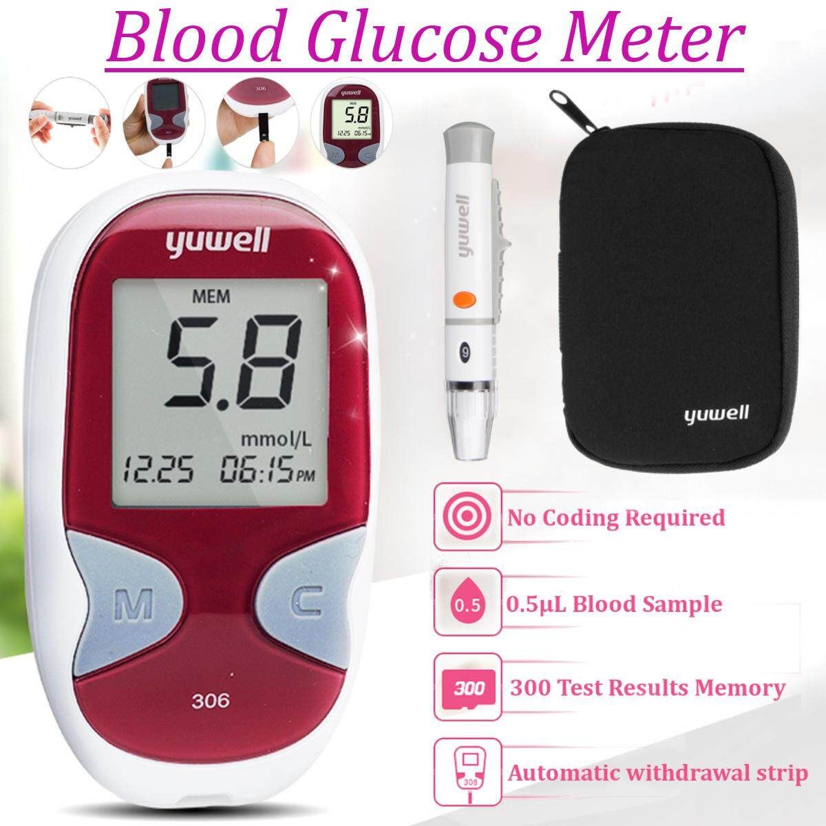 Yuwell Pro Glucose Meter Diabetes Glucometer Sugar Level Kit