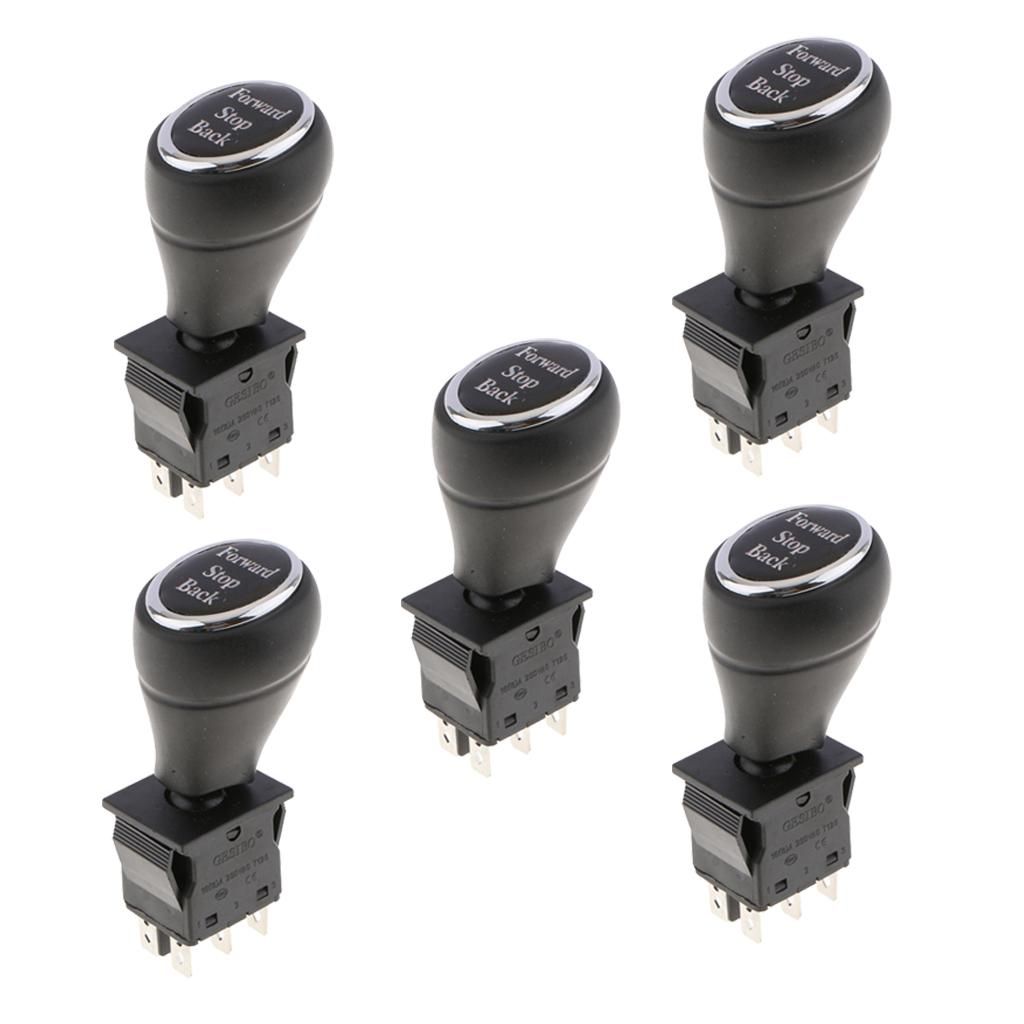 5PCS Forward Stop Back Switch Push Rod Switch For Car
