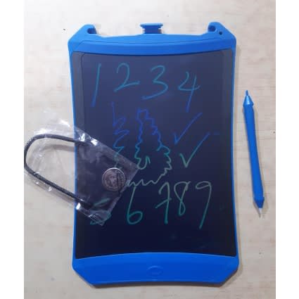 8.5" Kids Erasable Lcd Writing Tablet - Multiple Writing Colors With Extra Battery