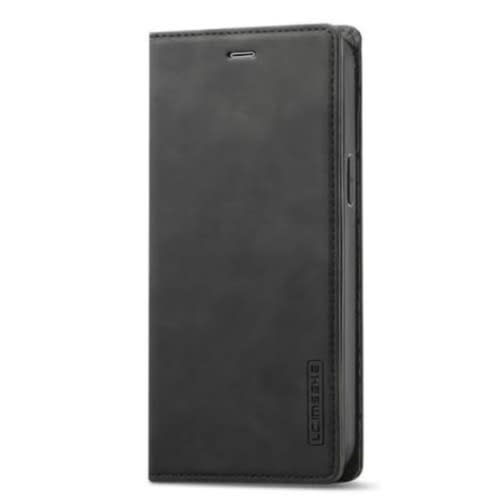 Leather Flip Case For Infinix Hot 12 Play - Black