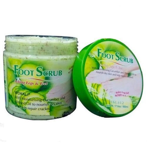 Foot Scrub Repair Feet Crack With Cucumber And Almond Oil For Aching Leg And Foot