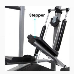 Manual Treadmill With Stepper & Twister With Push Up Bar - 4 In 1 With Gym Ball.