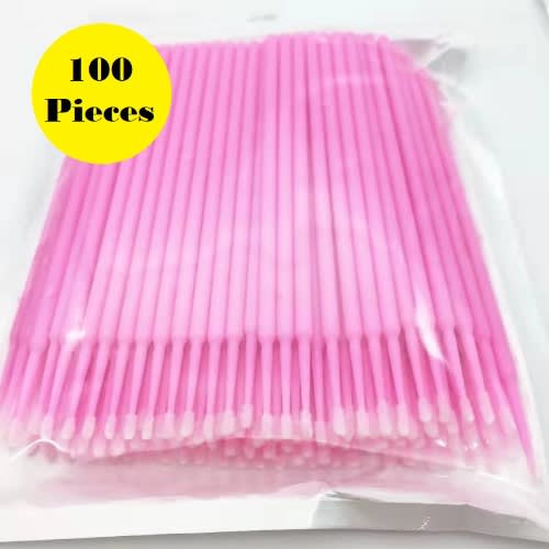 Disposable Micro Brush Applicators Eyelash Extension Mascara Wands - 100Pieces